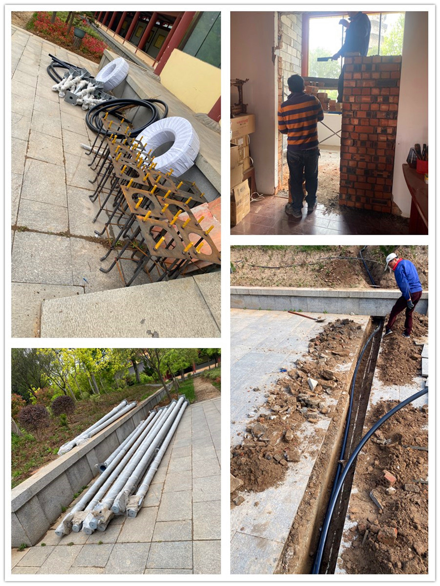 海清寺塔安全防范系统项目开工建设